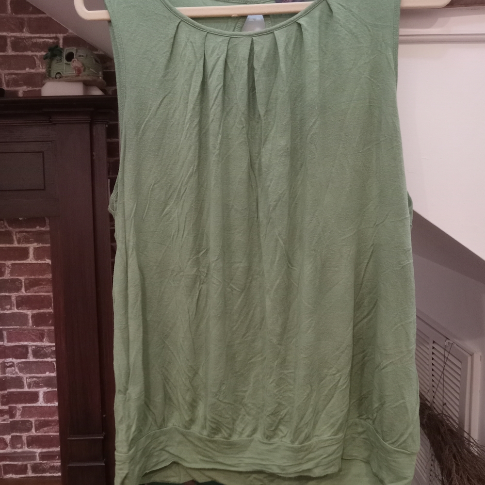 Sage Green Sleeveless Top
